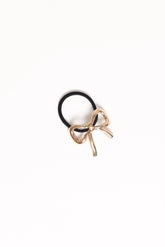Roxy Bow Hair Tie - Gold