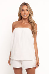 Alicent Romper - White