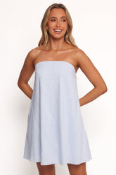 Arles Mini Dress - Blue