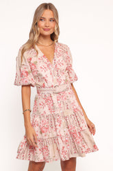 Columba Mini Dress - Soft Camellia
