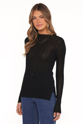 Delphine Top - Black
