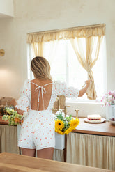 Emerson Romper - Ditsy Heart