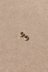 Nova Earrings - Brown/Gold