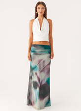 Rimi Maxi Skirt - Sea Splash