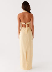 Rumour Has it Maxi Dress - Yellow