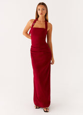 Rumour Has it Maxi Dress - Red