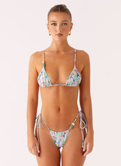 Ryland Bead Bikini Top - Santorini Floral