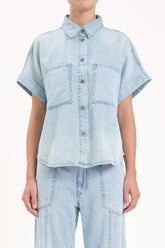 Shore Button Front Shirt - Wild Card
