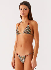 Saga Bead Bikini Bottom - Vintage Blossom