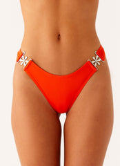 Saint Lucia Bikini Bottom - Orange