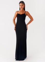Serene Escape Maxi Dress - Black