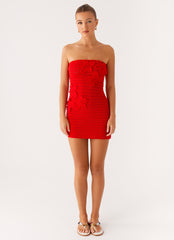 Sicily Mini Dress - Red