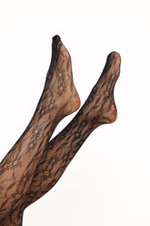 Viola Lace Stockings - Black