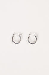 Kennedy Hoop Earrings - Silver
