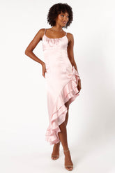 Addie Midi Dress - Light Pink