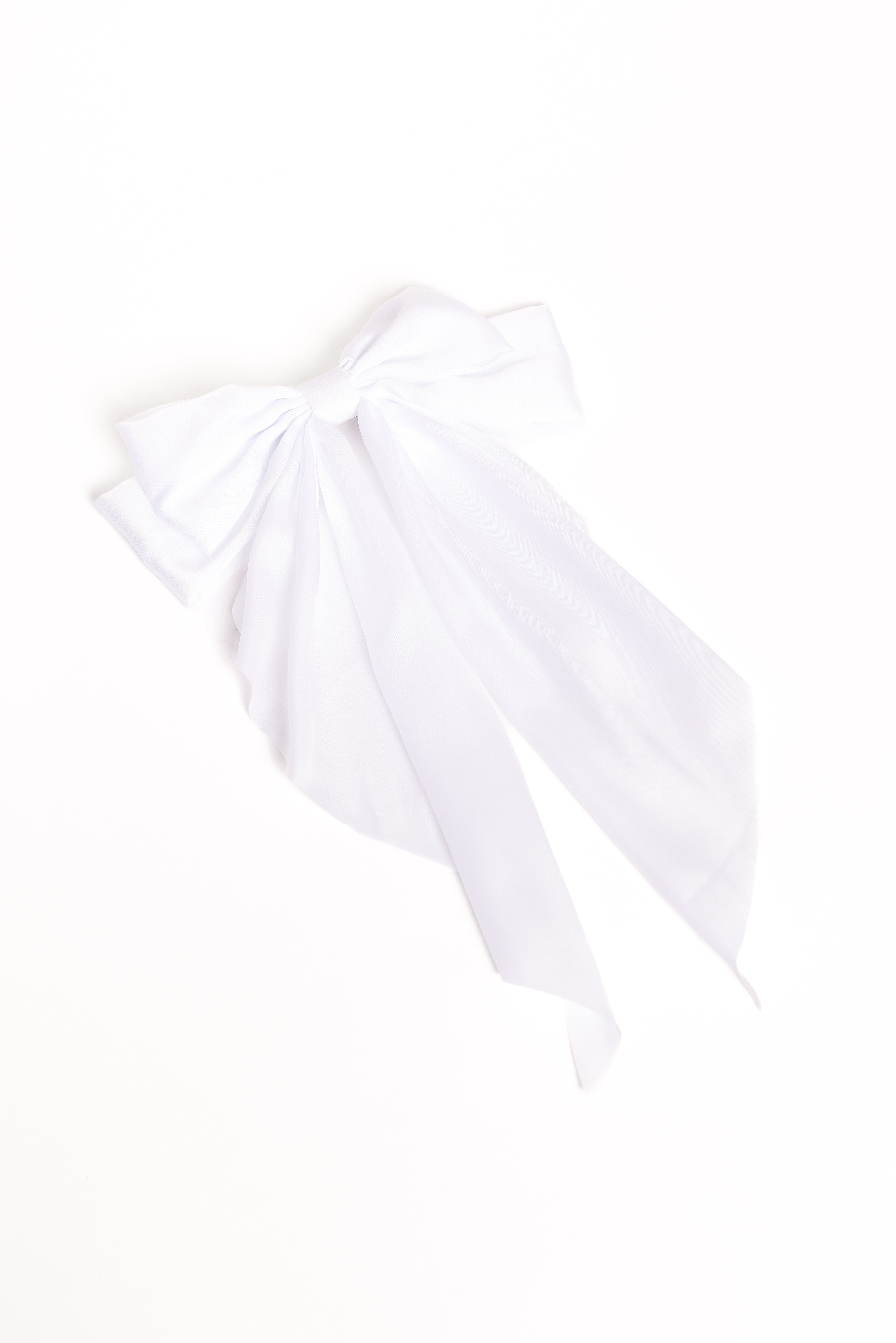 Grace Hair Bow - White