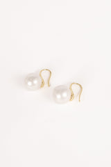 Daniella Pearl Earrings - Gold