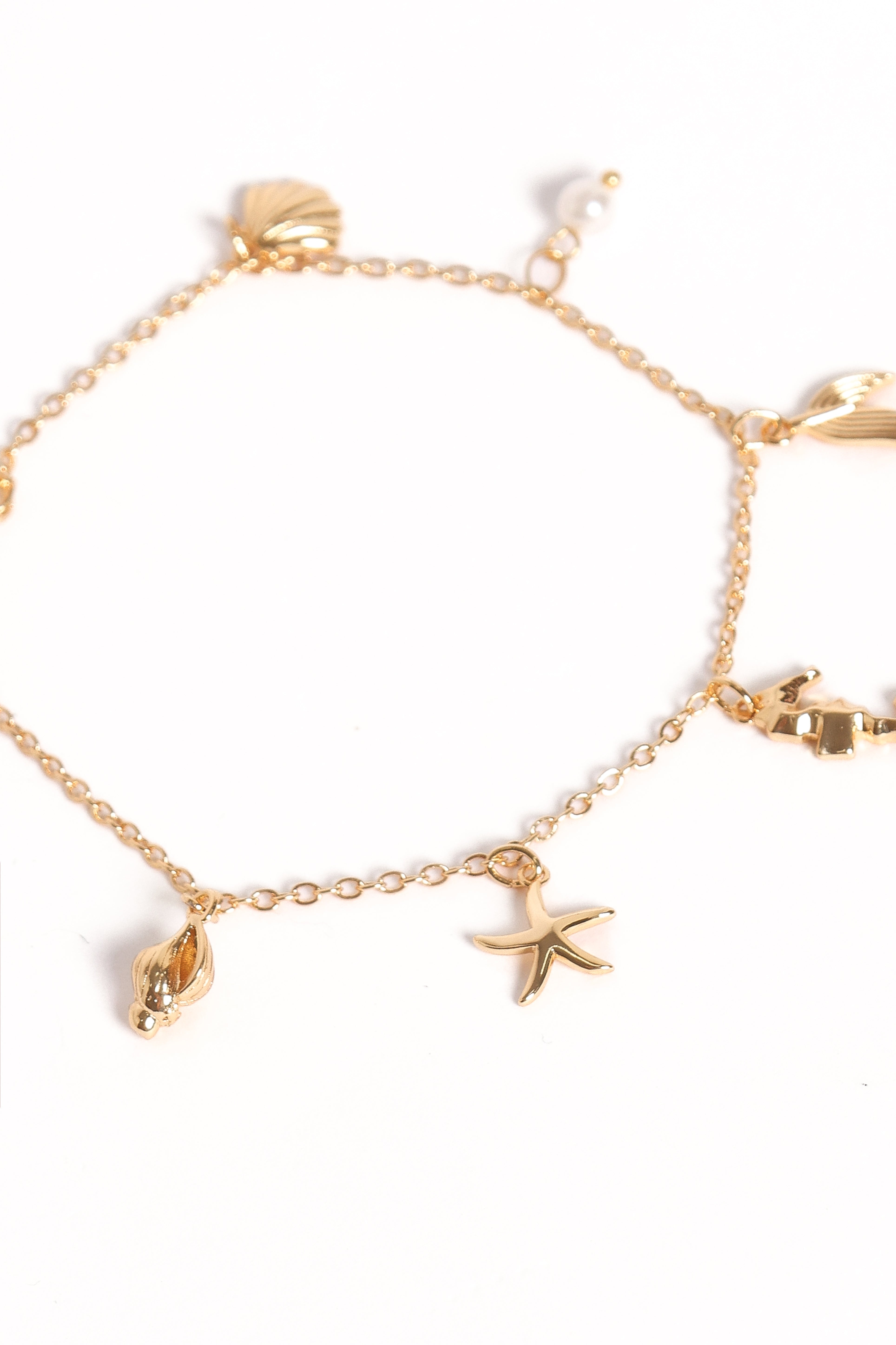 Alex Charm Bracelet - Gold