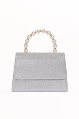 Jenn Embellished Bag - Champagne/Pearl