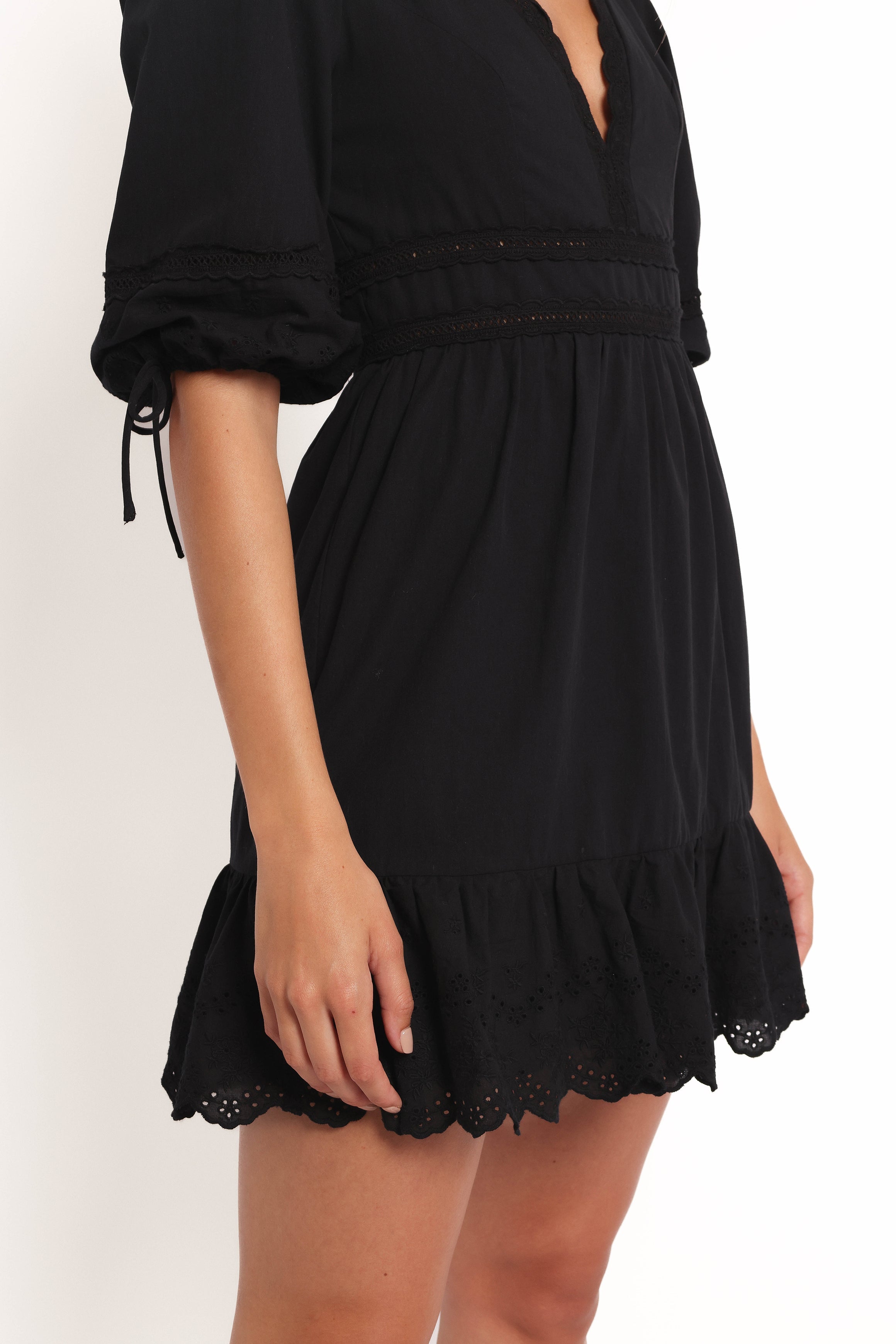 Estella Mini Dress - Black