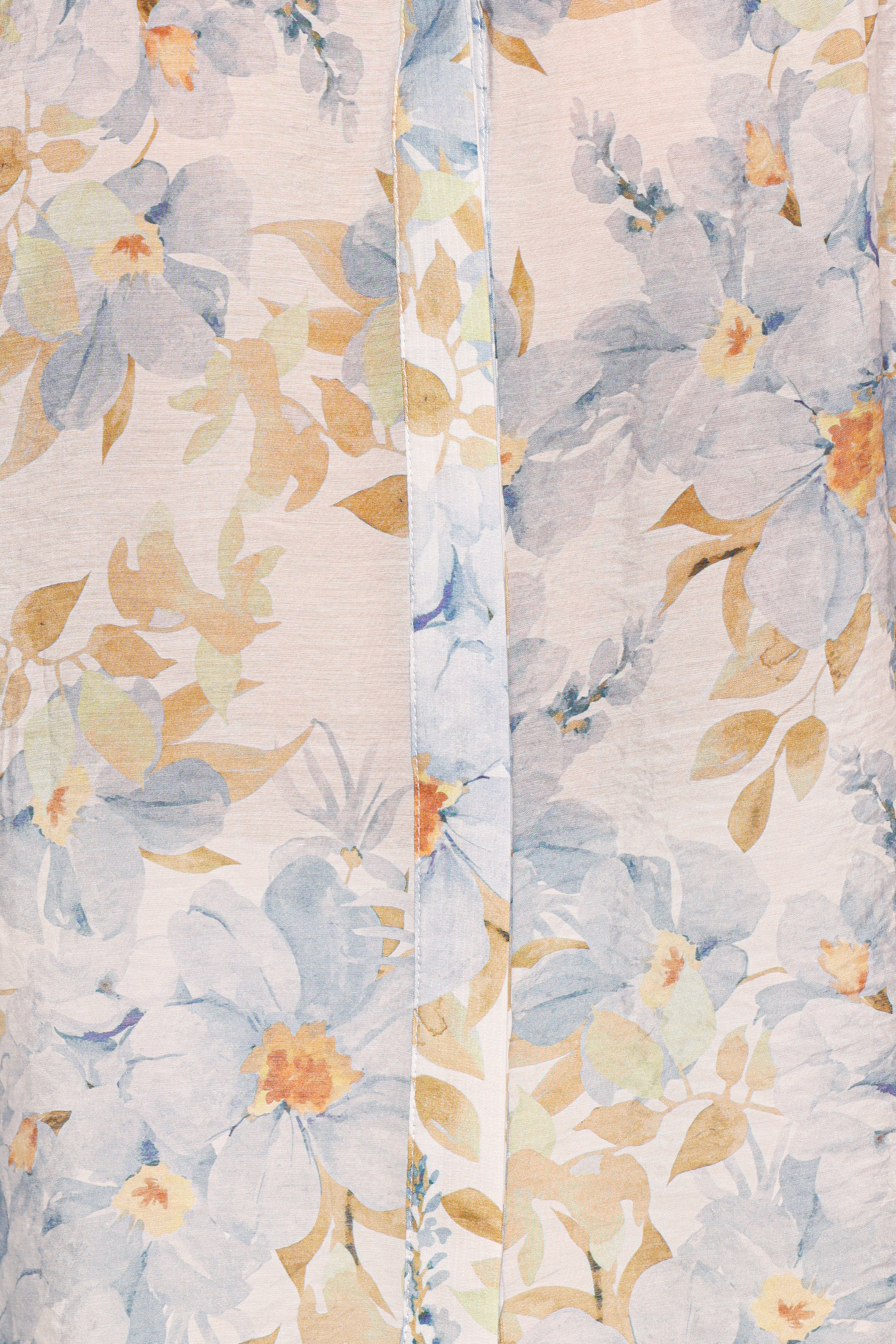 Adalee Top - Blue Floral