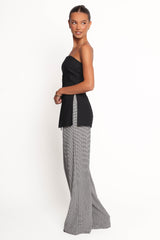 Afton Pant - Black White
