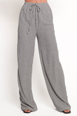 Afton Pant - Black White