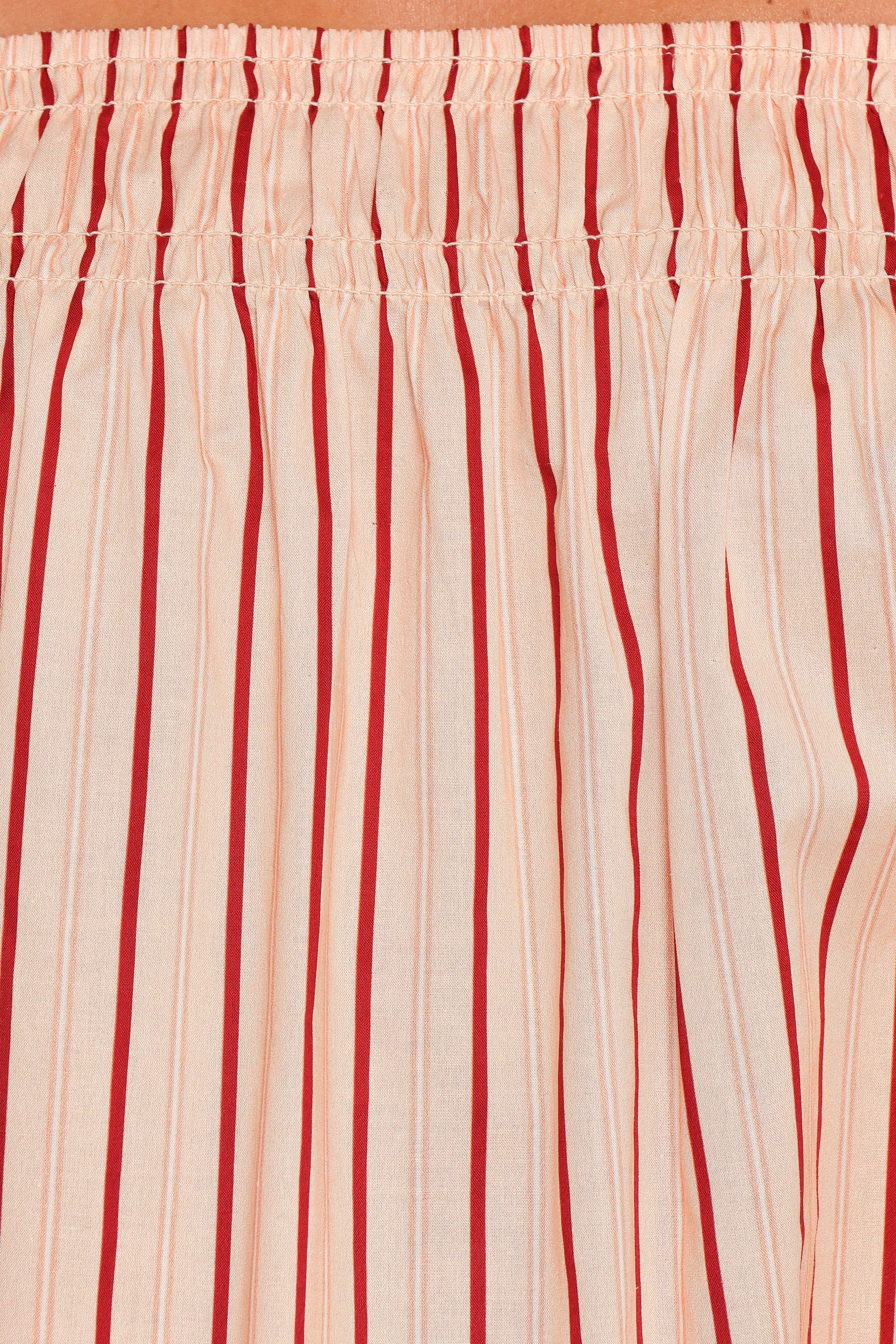 Aiesha Short Set - Pink Stripe