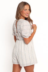 Aisley Romper - White