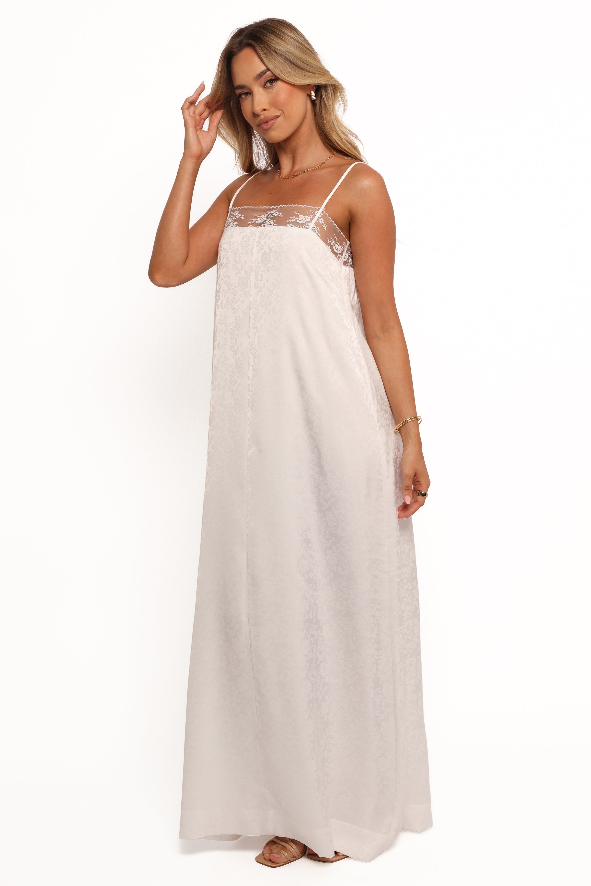 Alisha Maxi Dress - White