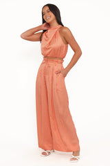 Althea Pant Set - Orange