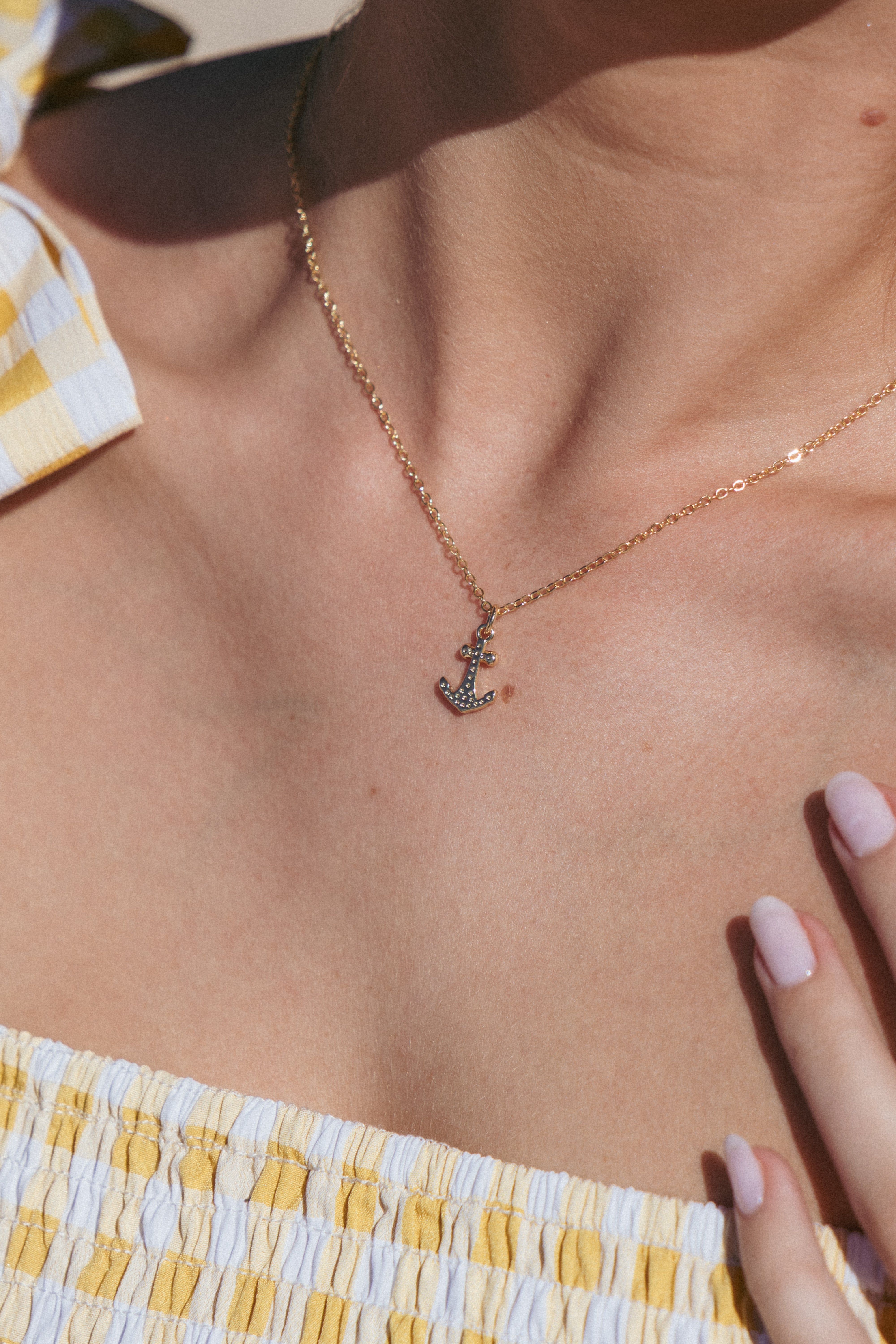 Anchor Necklace - Gold