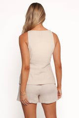 Angee Short Set - Oatmeal