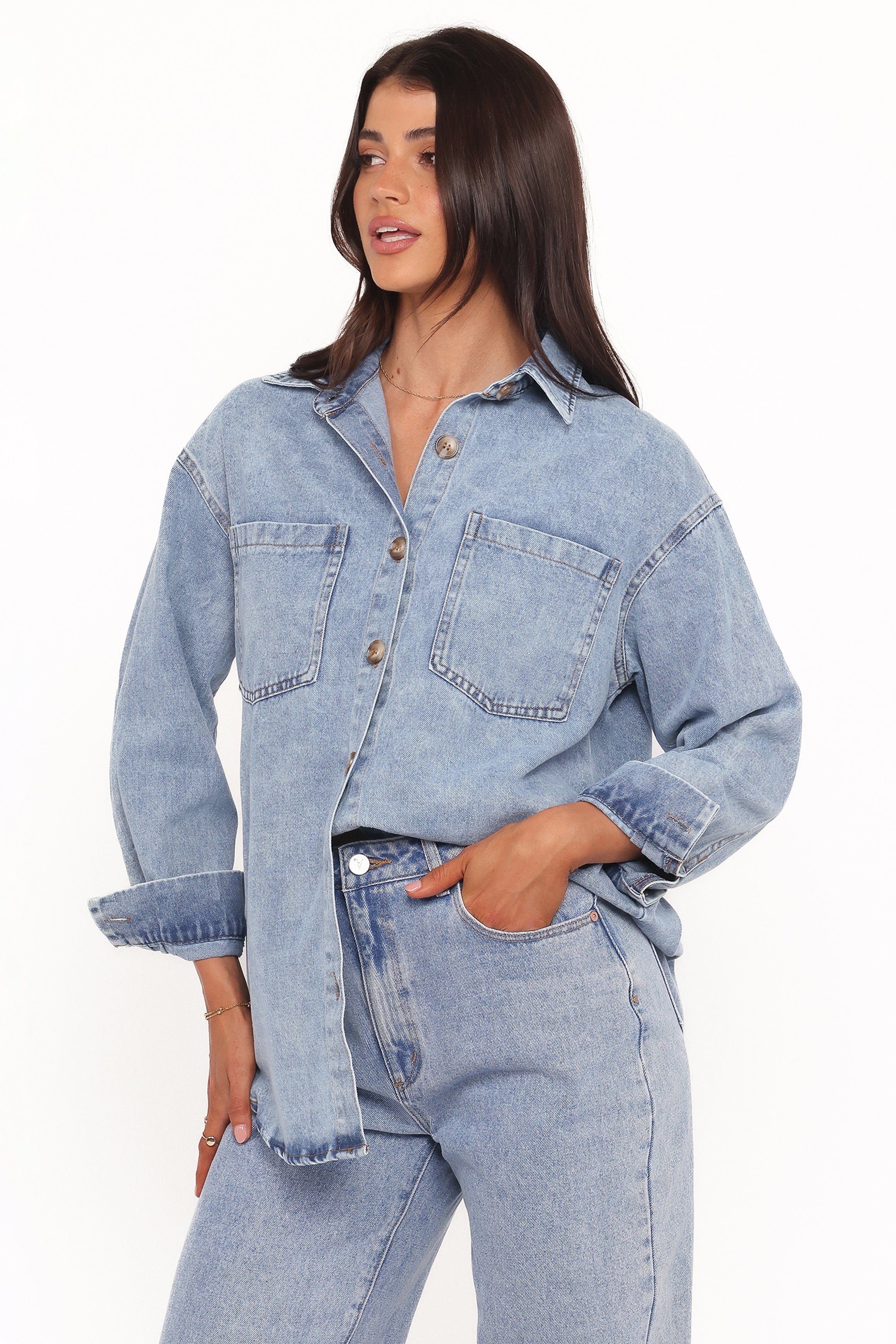 Anicia Denim Shirt - Light
