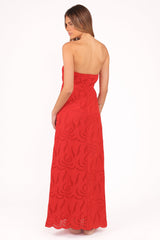 Annika Maxi Dress - Red