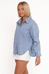 Antonella Denim Shirt - Denim Blue