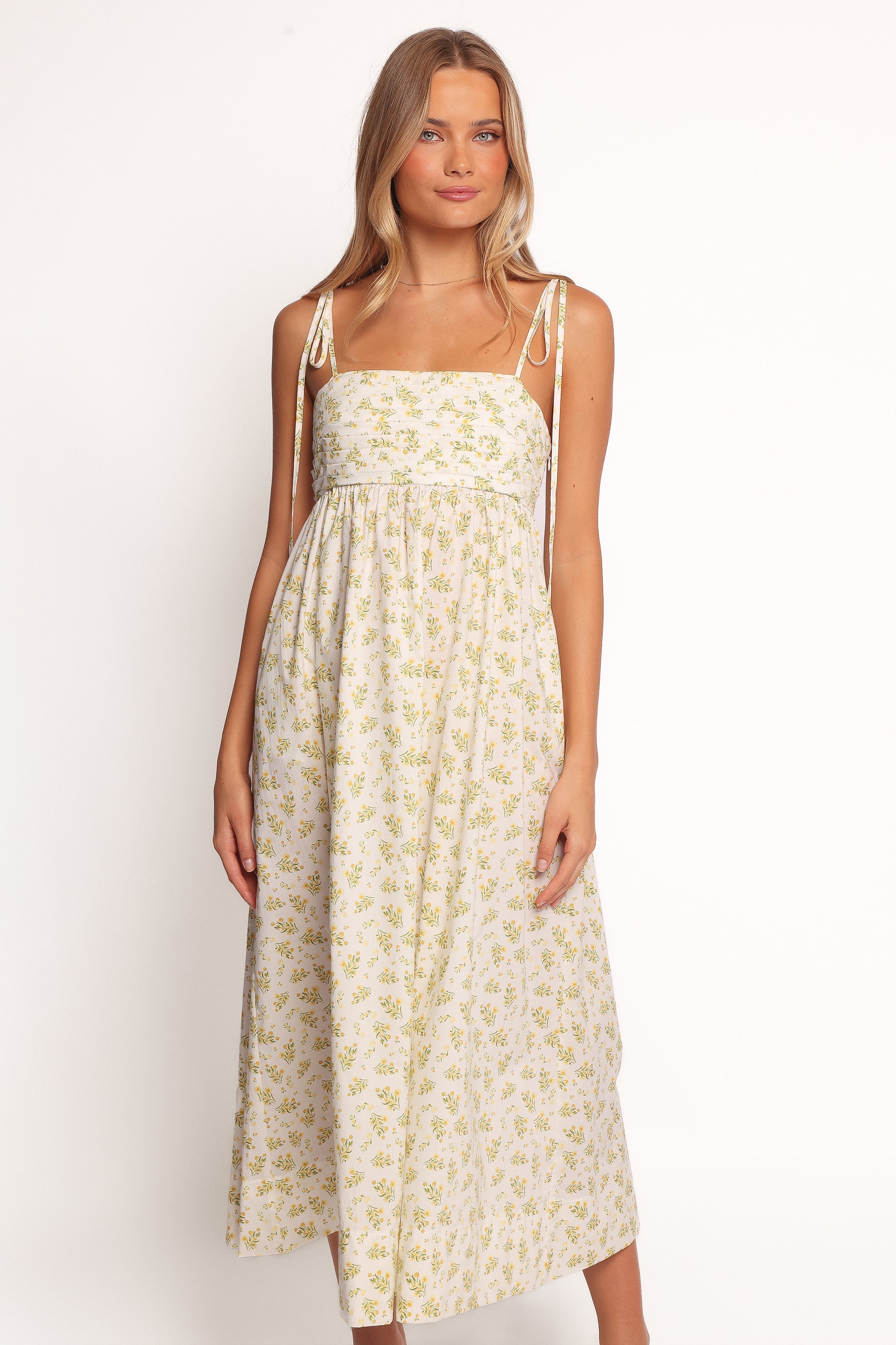 Ashtyn Maxi Dress - Yellow Floral
