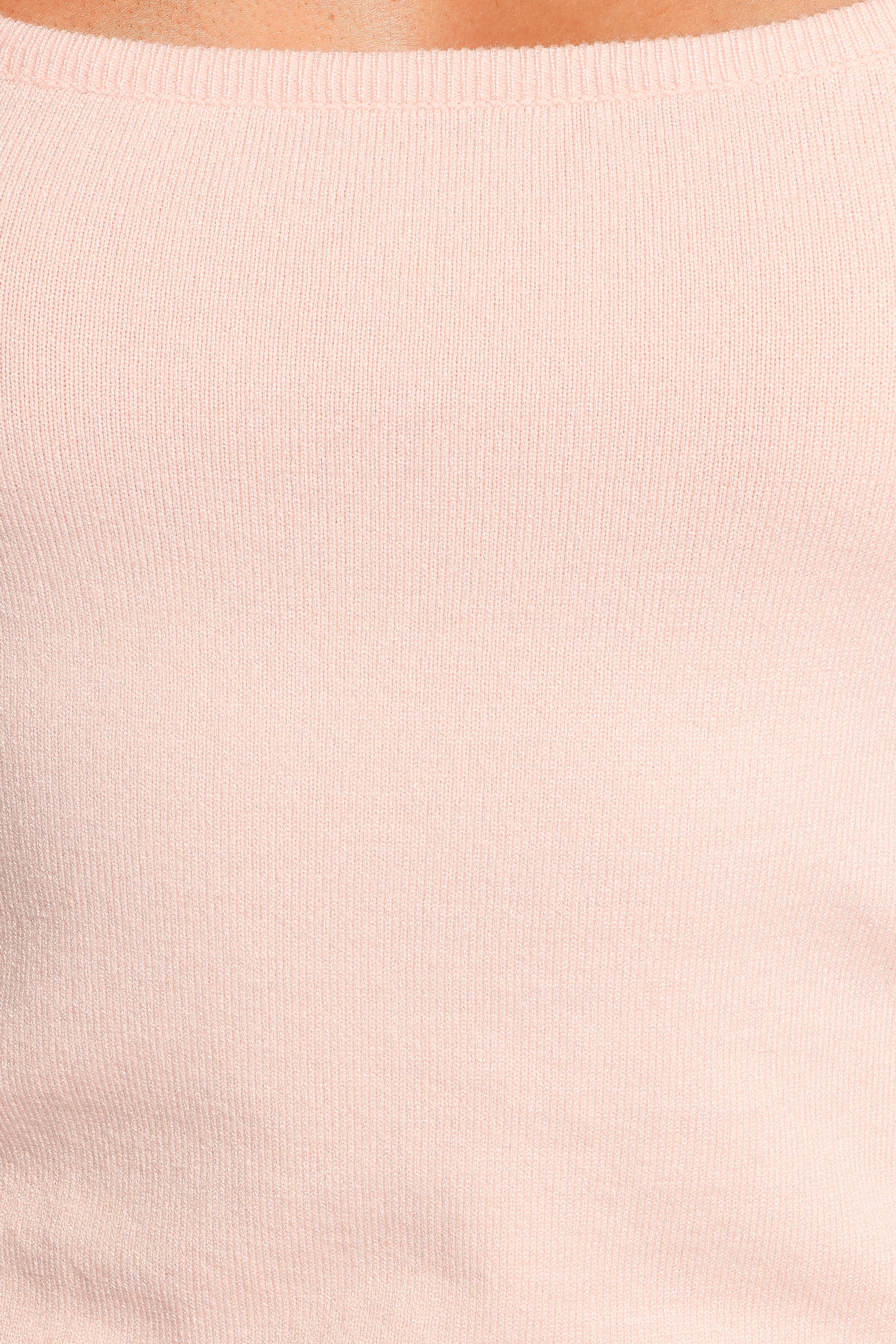 Beatrice Knitted Top - Peach