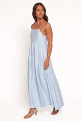 Bennie Midi Dress - Pale Blue