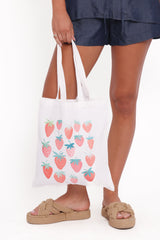 Billie Tote Bag - White