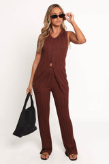 Bowery Knit Set - Chocolate