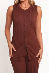 Bowery Knit Set - Chocolate