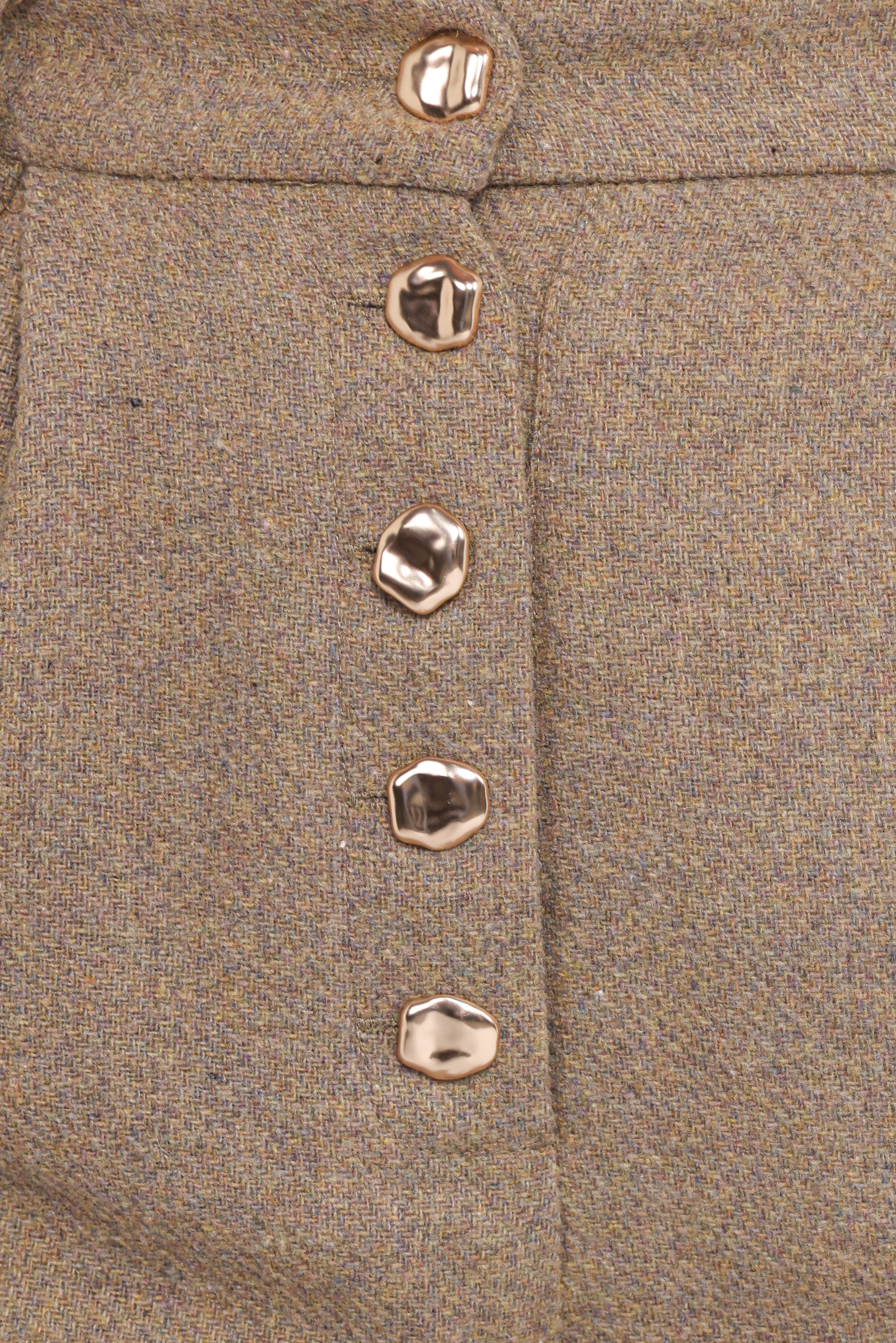 Denise Tailored Shorts - Taupe