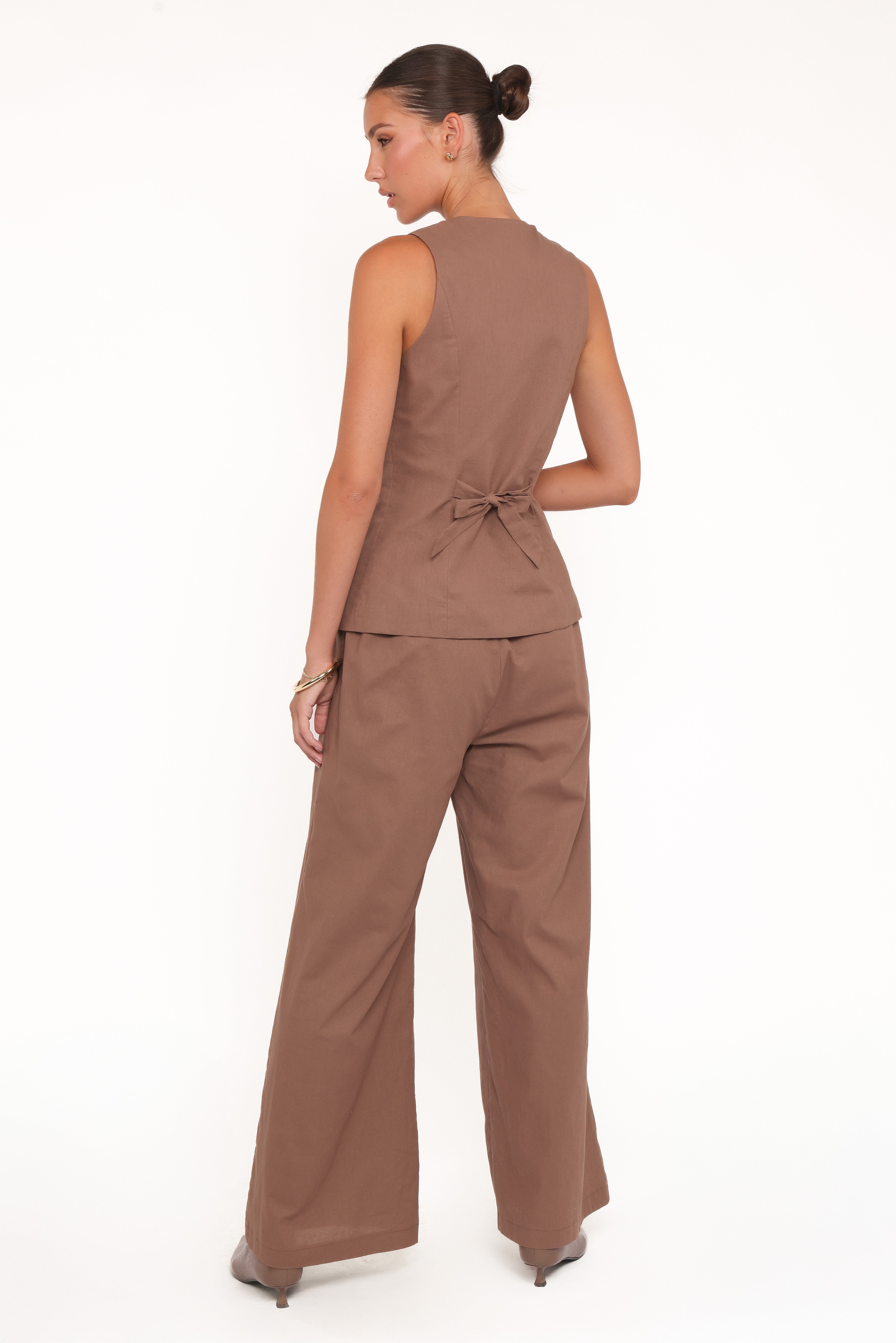Caitlin Pant Set - Brown