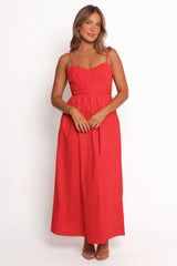 Camilla Maxi Dress - Red