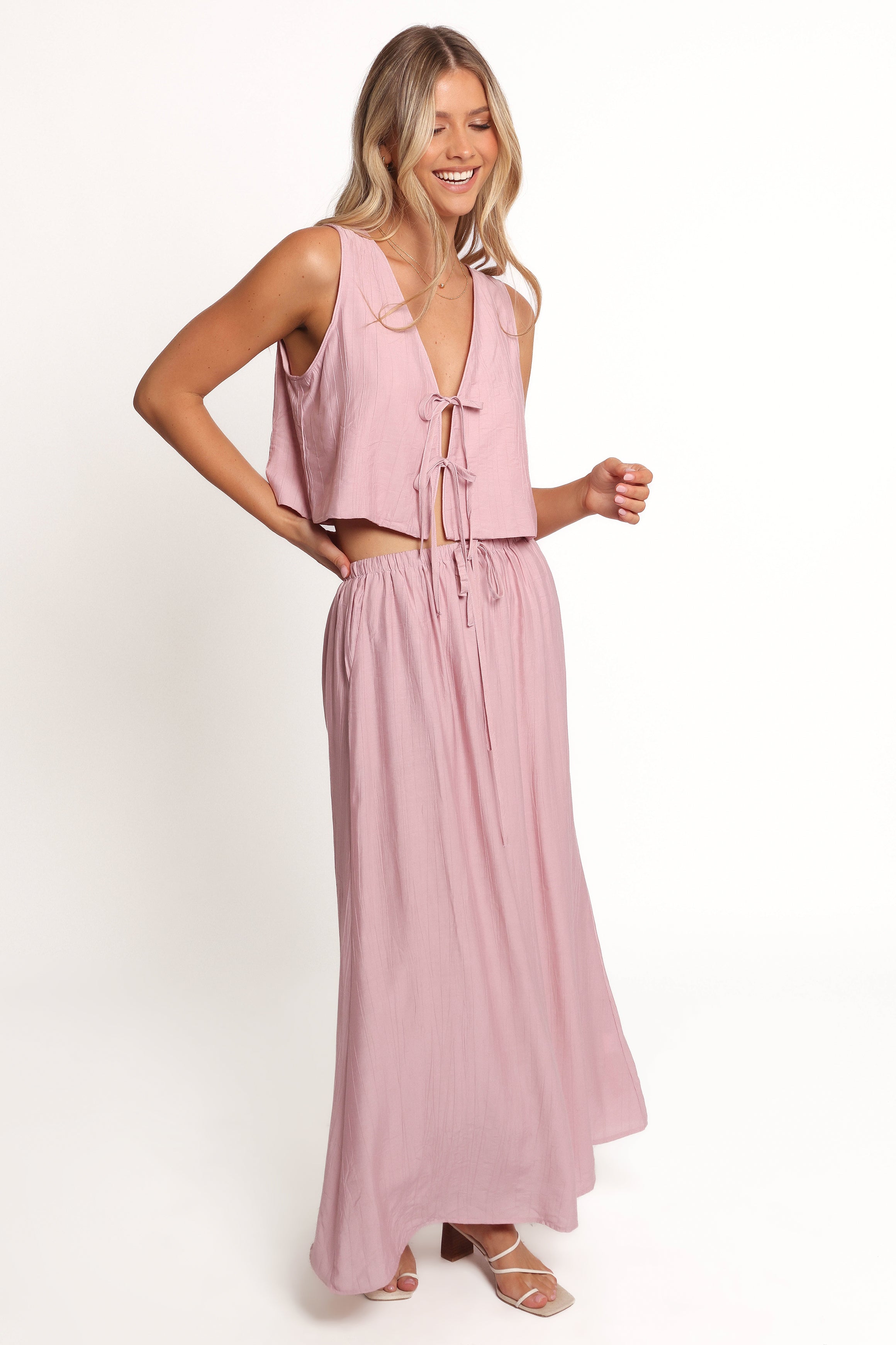 Captie Skirt Set - Pink