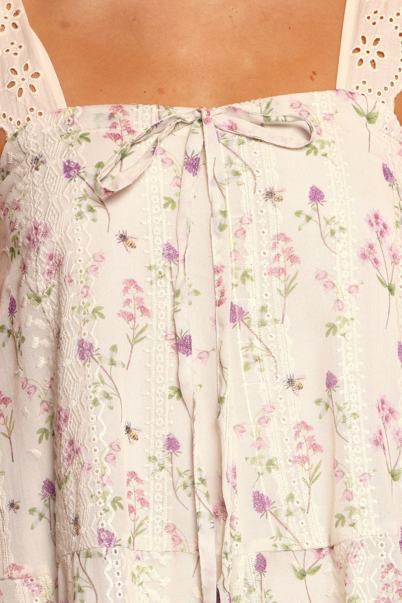 Caroline Maxi Dress - Pink Floral