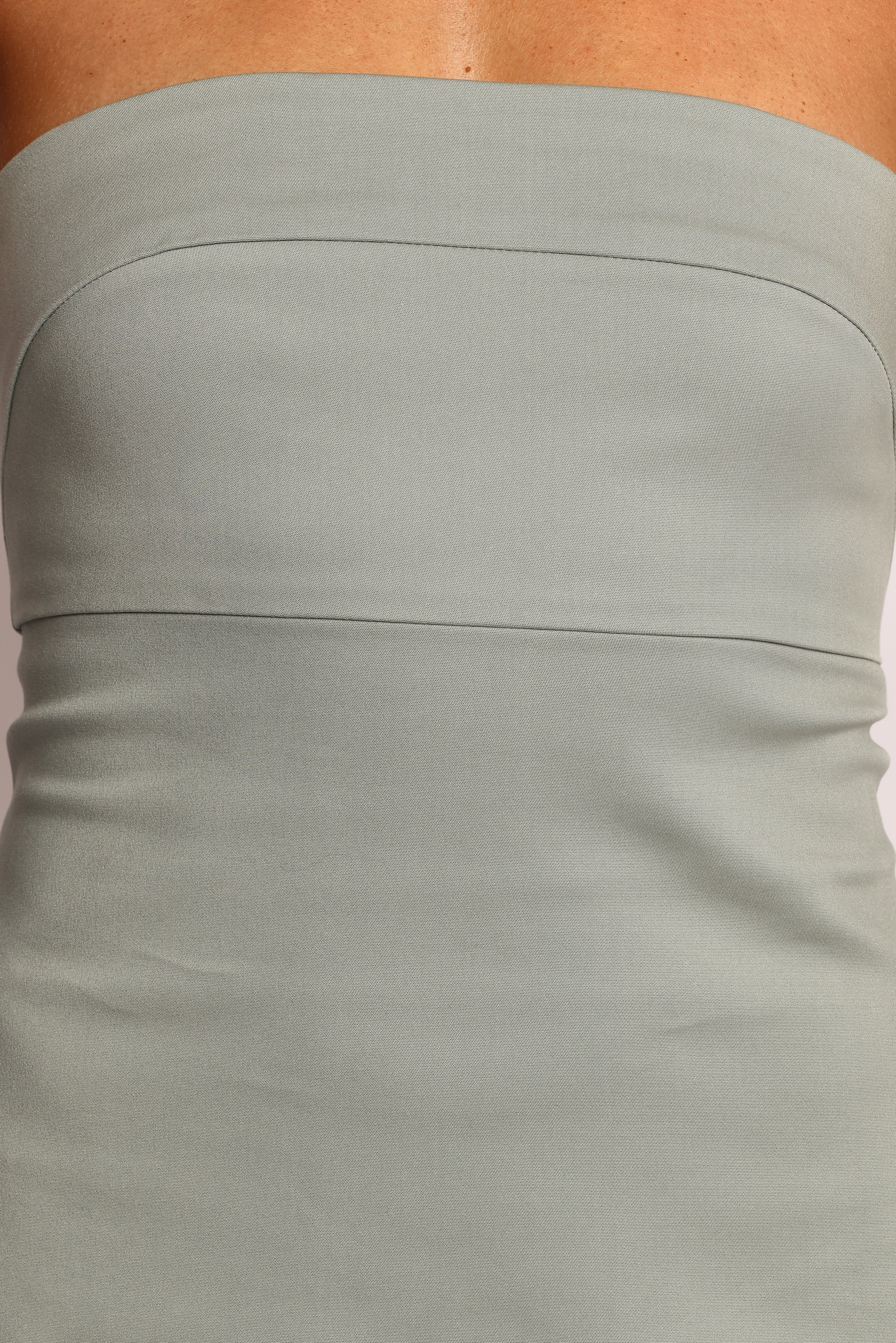 Casey Strapless Mini Dress - Sage