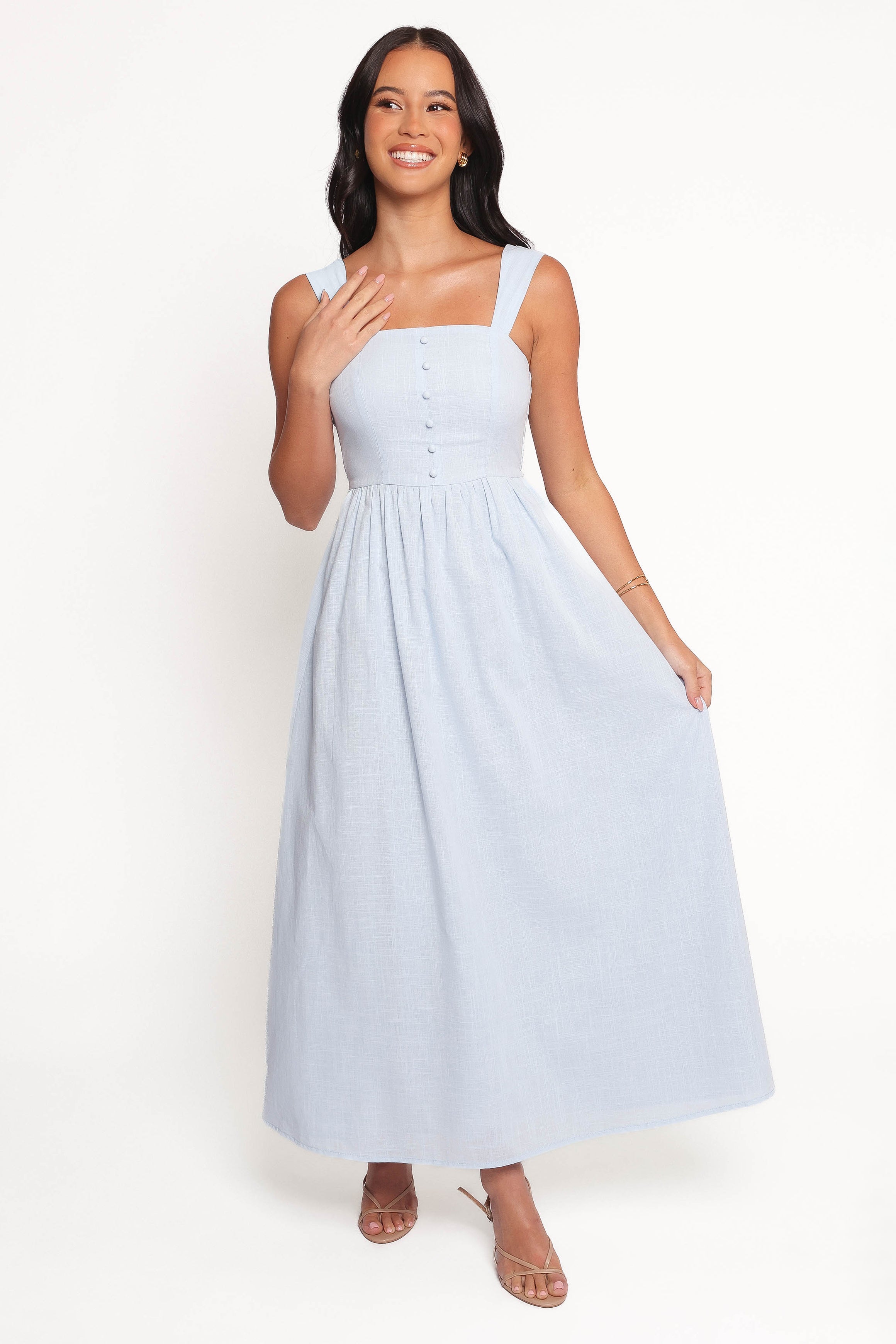 Caty Maxi Dress - Pale Blue