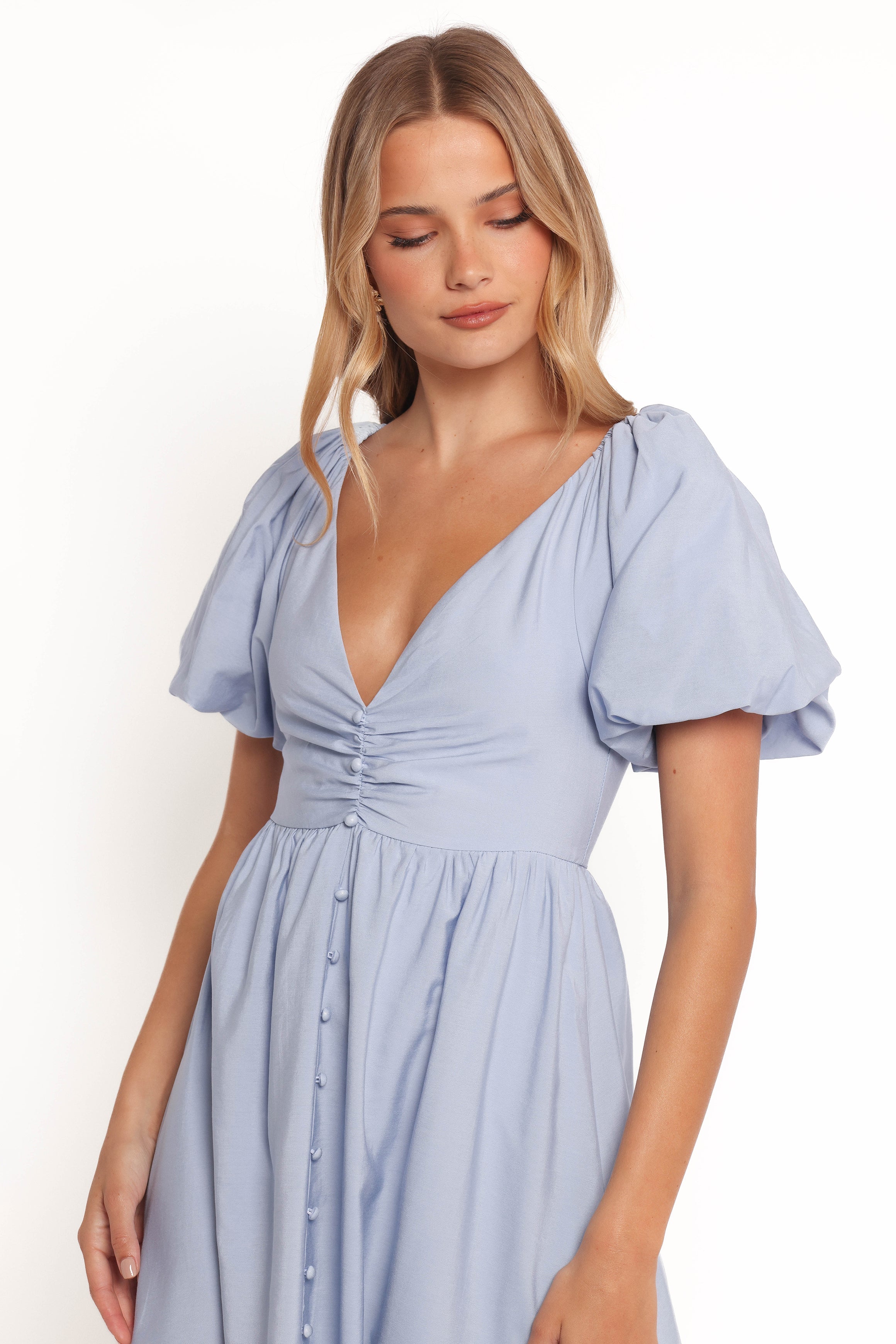 Charley Midi Dress - Blue